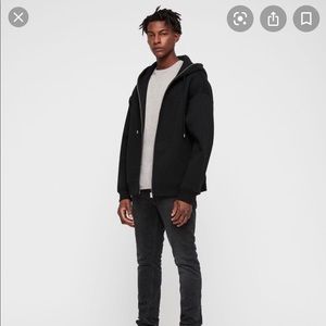 ALL SAINTS Hibard Zip Hoody - NEW
